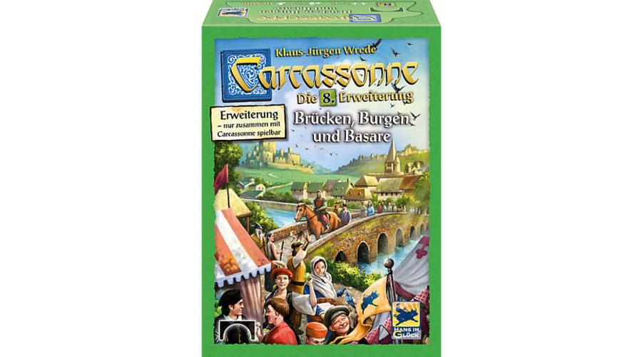 Carcassonne: 8. kiegészítés - Brücken, Burgen und Basare