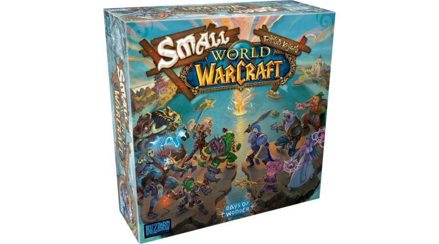 Small World of Warcraft társasjáték doboz – Azeroth témás