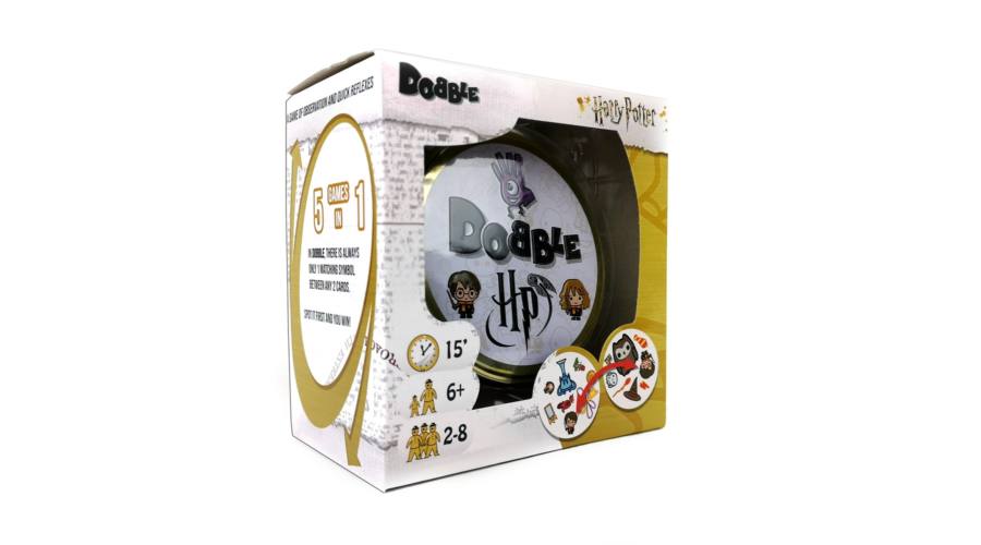 Dobble Harry Potter társasjáték doboz – gyorsasági kártyajáték varázslatos szimbólumokkal