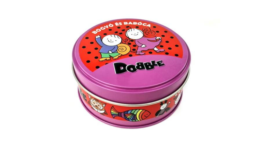 Dobble Bogyó és Babóca játék közben – gyerekek reakciójáték 2