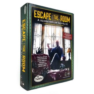 Escape the Room A Szanatórium rejtélye társasjáték doboz és kártyák