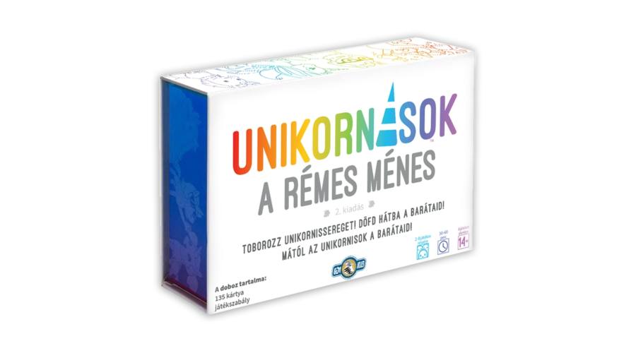 Unikornisok A rémes ménes társasjáték doboz