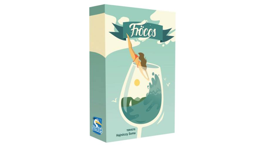 Fröccs társasjáték doboz – magyar fejlesztésű társas