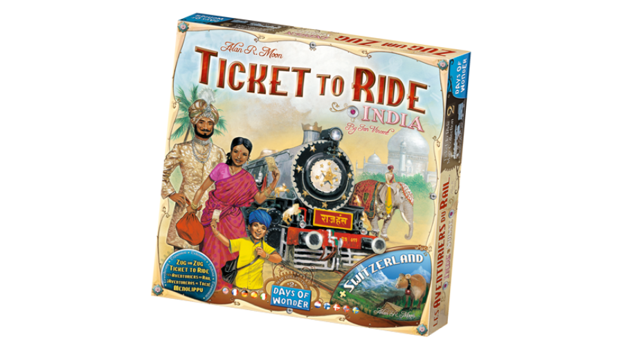 Ticket to Ride - Map Collection 2 India & Switzerland (kiegészítő)
