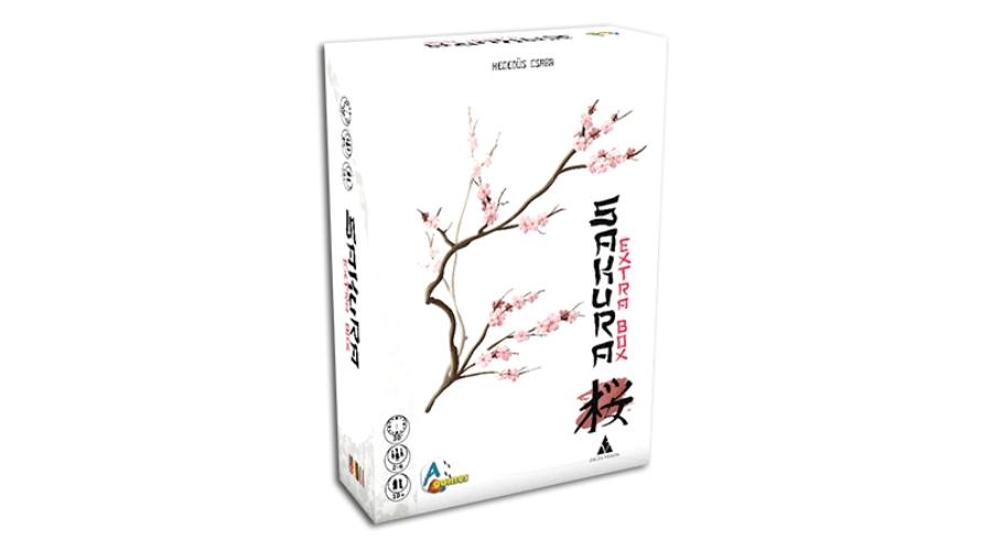 Sakura Extra Box társasjáték bővített kiadás 2020 doboz és tartalom