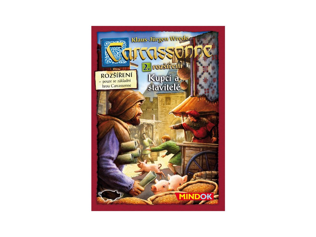 Carcassonne: 2. kiegészítés - Kereskedők és építőmesterek (cseh kiadás)