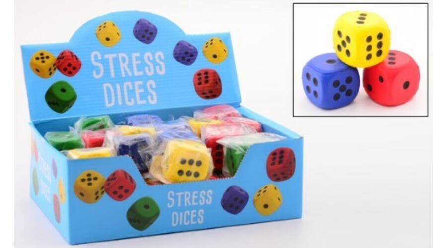 Dobókocka, 1 db, 4 cm, gumiból 733126