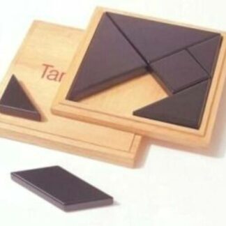 Tangram fából, fadobozban 13x13 cm - 791740