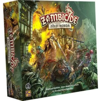 Zombicide 2. kiadás társasjáték doboza és játéktartalma