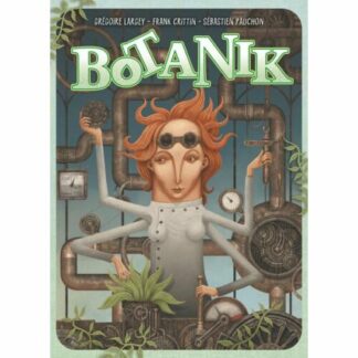 Botanik társasjáték doboz – steampunk stílusban