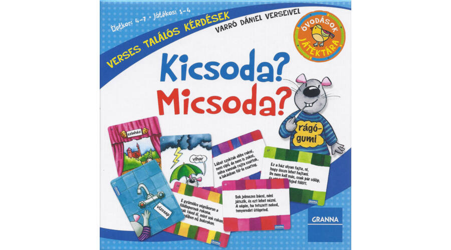 Óvodások játéktára Kicsoda? Micsoda? - új kiadás