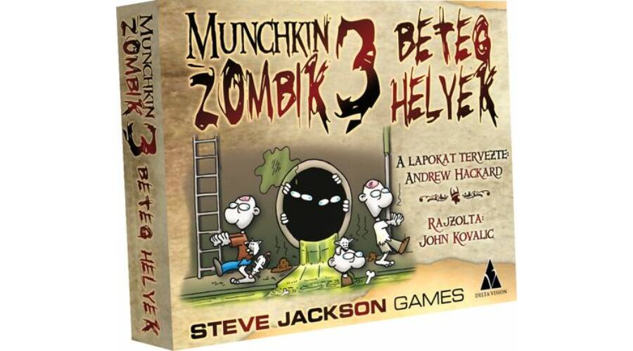 Munchkin Zombik 3 Beteg helyek kiegészítő doboz
