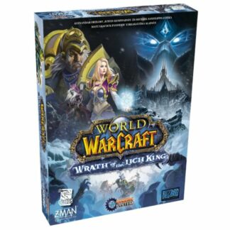World of Warcraft: Wrath of the Lich King társasjáték doboz és játéktábla