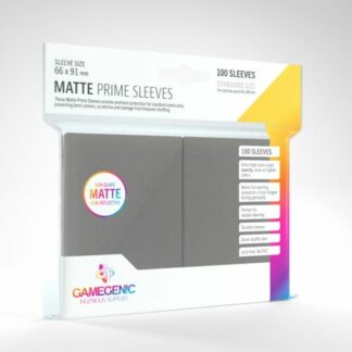 GameGenic Matte Prime Sleeves, lime - 66x91mm (100 db/csomag)