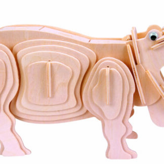 Gepetto's Workshop - Víziló - 3D fapuzzle, 473175