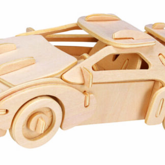 Gepetto's Workshop - Versenyautó- 3D fapuzzle, 473157