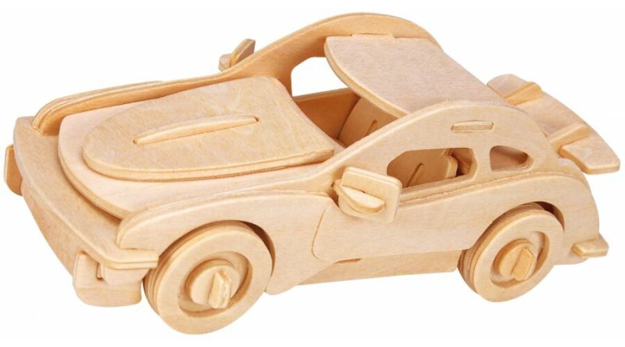 Gepetto's Workshop - Sportautó - 3D fapuzzle, 473154