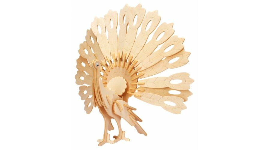 Gepetto's Workshop - Páva - 3D fapuzzle, 473163