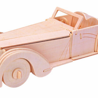 Gepetto's Workshop - Nyitott tetejű oldtimer - 3D fapuzzle, 473174