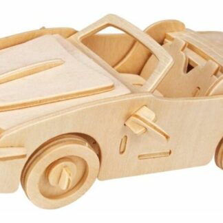 Gepetto's Workshop - Nyitott tetejű autó - 3D fapuzzle, 473153