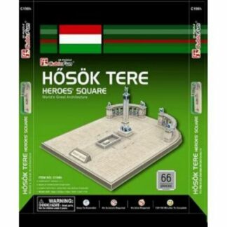 3D puzzle - Hősök tere 66db-os