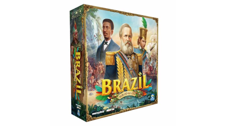Brazil Birodalom társasjáték doboza és játéktábla – 4X euro stratégia
