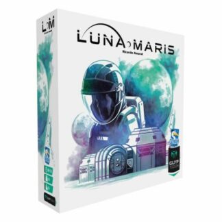 Luna Maris magyar kiadás társasjáték doboz és játékelemek