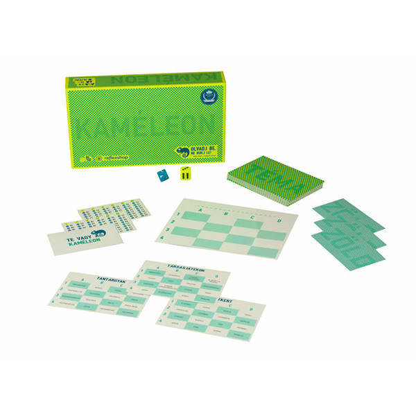 Kaméleon társasjáték kibontva