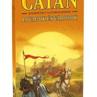 Catan - Lovagok és városok - (kiegészítő 5-6 főre - műanyag figurákkal)