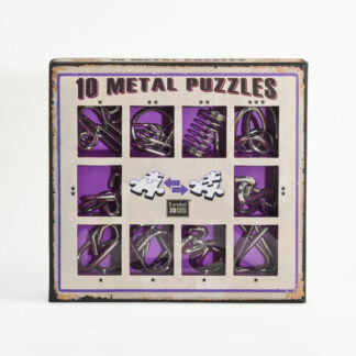 10 Metal Puzzle Set - lila *-***
