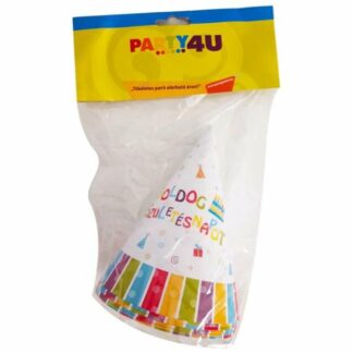 Boldog születésnapot csákó (6db/csomag)