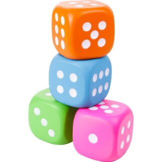 Szivacs dobókocka 12cm
