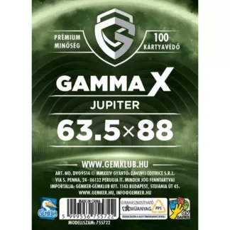 GK Gamma X - Jupiter kártyavédő (sleeve) - 63,5*88 mm (100 db/csomag)