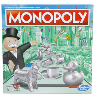 Monopoly Standard új kiadás társasjáték doboz és játéktábla