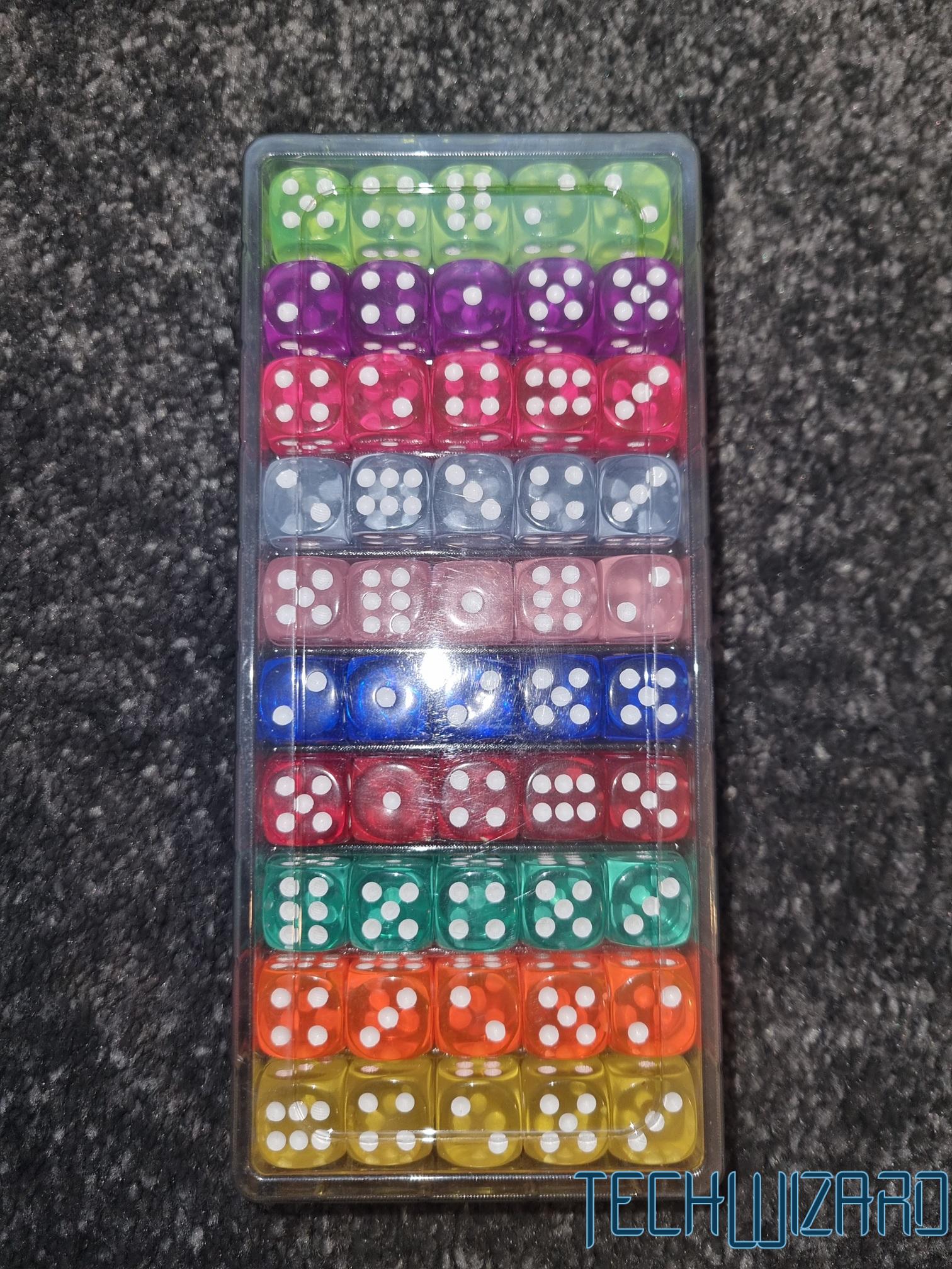 Dobókocka, 14 mm, átlátszó - Image 2