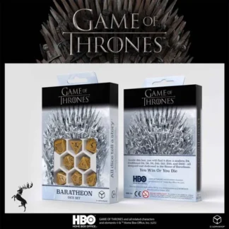 Game of Thrones dobókocka - Baratheon színű, címeres készlet