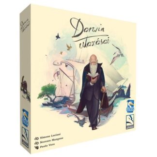 Darwin utazásai társasjáték doboza