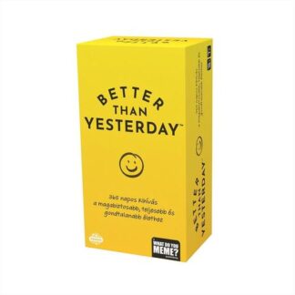 Better Than Yesterday motivációs játék doboza – 365 kihívás kártya