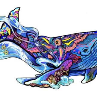 Fa puzzle – Bálna (FSC-wood)