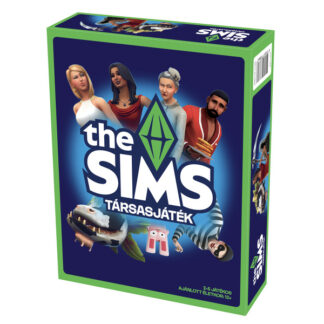 The Sims társasjáték doboza – stratégiai életjáték 2-4 fő részére