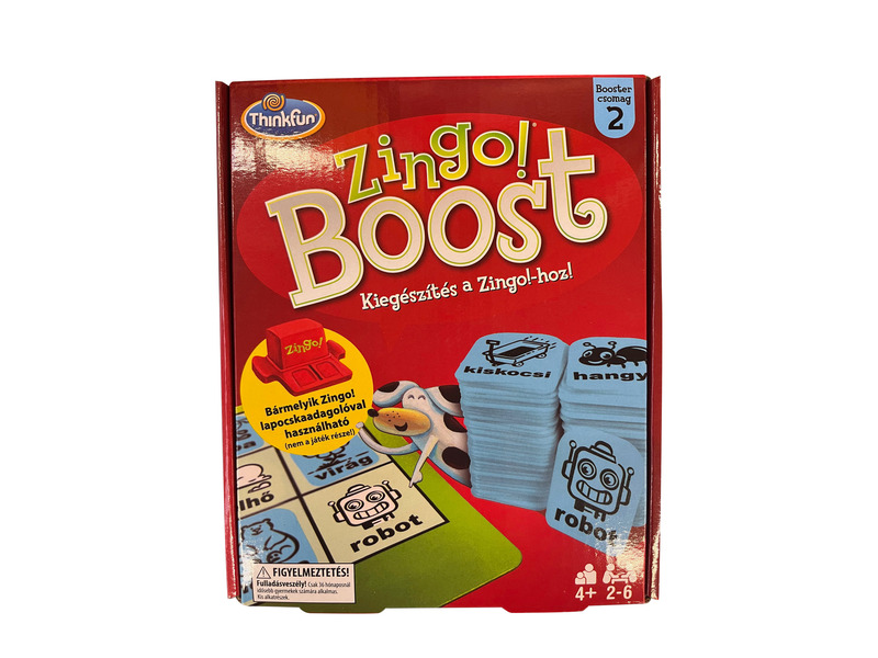 Zingo Boost (2. kiegészítő) társasjáték kiegészítő doboza