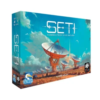 SETI – Kutatás a Földön kívüli élet után társasjáték doboza
