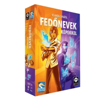 Fedőnevek képekkel 2. kiadás asszociációs társasjáték doboza