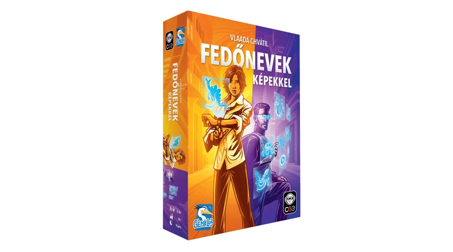 Fedőnevek képekkel 2. kiadás asszociációs társasjáték doboza